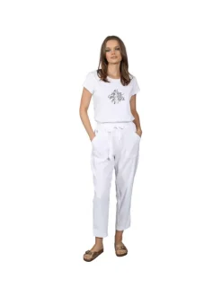 Pantalon fluide droit