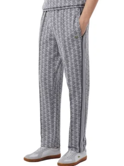 Pantalon jogging gris à coupe slim pourvu d'une taille élastique