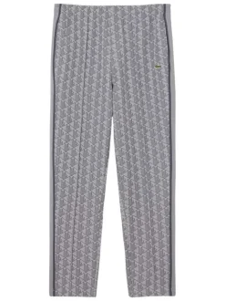 Pantalon jogging gris à coupe slim pourvu d'une taille élastique