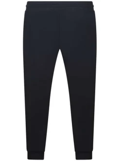 Pantalon Jogging marine uni avec une coupe slim et taille élastiquée
