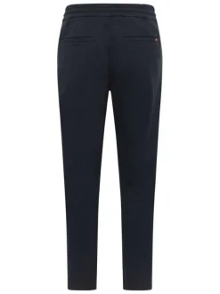 Pantalon Jogging Milano Jogger marine à coupe droite avec taille élastiquée