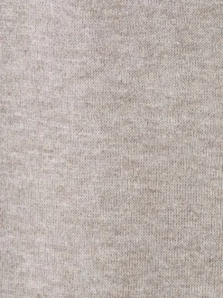 Pantalon jogging taupe uni avec une coupe droite et une taille élastiquée
