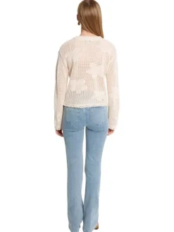 Pantalon 5 Poches bleu jean clair uni slim avec fermeture zippée et boutons