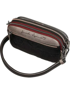 Pochette à bandoulière amovible multicolore pourvue de motifs exclusifs