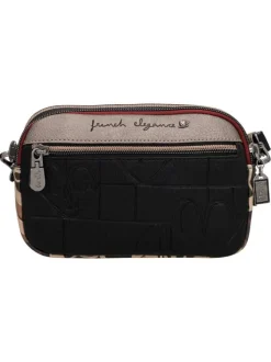 Pochette à bandoulière amovible multicolore pourvue de motifs exclusifs