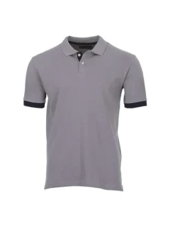 Polo Alixmanches courtes homme marron