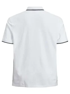 Polo blanc pour homme avec logo en coton coupe droite PAULOS