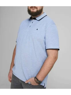 Polo ciel pour homme avec logo en coton coupe droite PAULOS