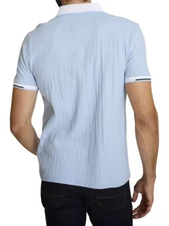 Polo homme bleu