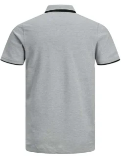 Polo PAULOS en coton avec une coupe droite, un col boutonné et logo brodé