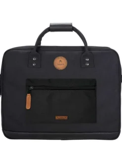Porte-documents noir avec fermeture zippée et pochettes interchangeables