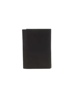 Portefeuille en cuir marron avec emplacements pour carte et poche monnaie