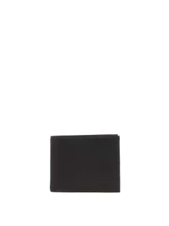 Portefeuille marron à rabat avec emplacements pour carte et poche monnaie