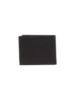 Portefeuille marron à rabat avec emplacements pour carte et poche monnaie