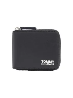 Porte feuille homme noir imprimé logo