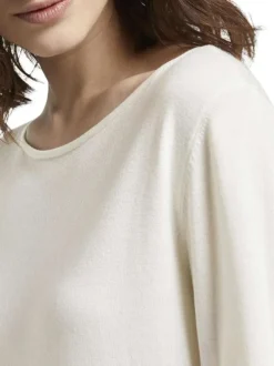 Pull femme blanc