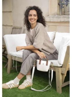 Pull femme blanc