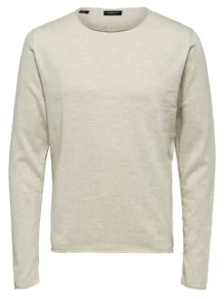 Pull homme beige
