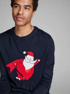 Pull homme bleu