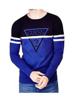 Pull homme bleu