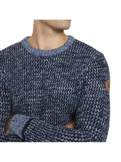 Pull homme bleu