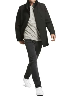 Pull homme droit chiné gris