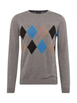 Pull homme gris