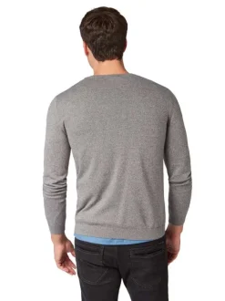 Pull homme gris