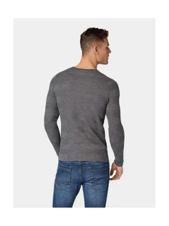 Pull homme gris