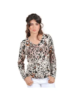 Pull léger imprimé