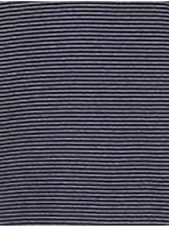 Pyjama Court en coton marine rayé coupe droite avec un col tunisien et 2 boutons au col