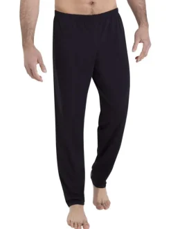 Pyjama en coton bleu marine imprimé et pourvu de manches longues
