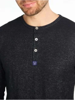 Pyjama long anthracite coupe ajustée