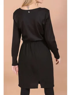 Robe femme CAMELEON cintrée noir