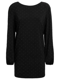 Robe femme SORAYA DRESS coupe évasée noir