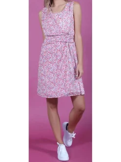 Robe imprimé floral pour femme multicolore coupe évasée MAROMA