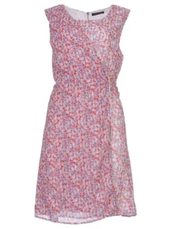 Robe imprimé floral pour femme multicolore coupe évasée MAROMA