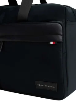 Sac noir avec multiples rangements et fermetures à glissières