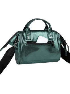 Sac à bandoulière Crossbody Small Lucerne sapin brillant en simili cuir