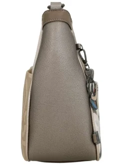 Sac à bandoulière multicolore à motifs avec une bandoulière réglable