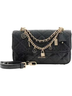 Sac à bandoulière noir pourvu d'une bandoulière amovible et réglable