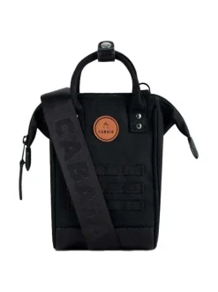 Sac Berlin Nano Adventurer noir uni avec une bandoulière amovible