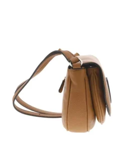Sac camel uni avec logo iconique de la marque en relief à l'avant