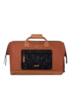 Sac camel uni à fermeture zippée avec poches interchangeables à l'avant