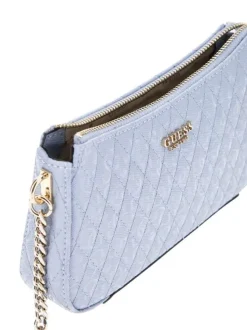 Sac ciel simili cuir avec une fermeture zippée et une bandoulière