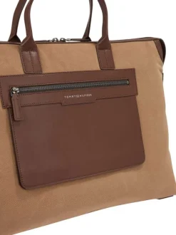 Sac de voyage camel uni avec 2 anses pour porter à la main et 1 épaule