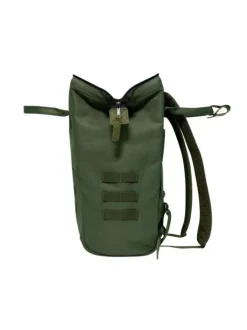 Sac à dos kaki Seoul avec logo de la marque et poches interchangeables