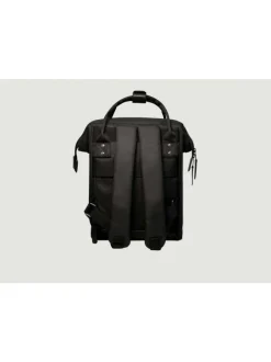 Sac à dos noir uni zippé avec pochettes interchangeables