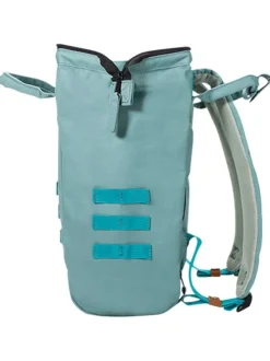 Sac à dos vert d'eau zippé avec une poche avant zippée