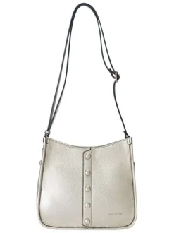 Sac or uni avec une bandoulière réglable et une fermeture à zip